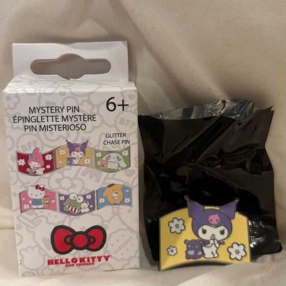 Loungefly Sanrio Hello Kitty & Friends Kuromi Color Portrait Enamel Pin NEW - Picture 1 of 5